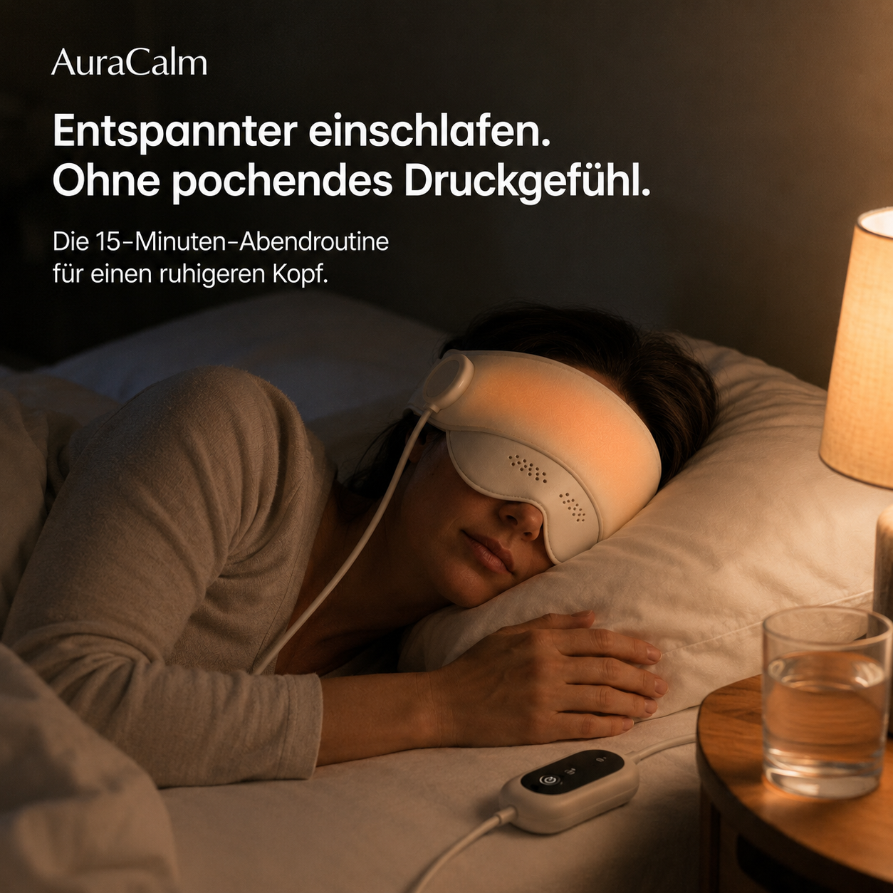 AuraCalm™ – Das 6-Zonen Migräne-Gerät. In 15 Minuten zurück in deinen Tag – ohne weitere Tablette.