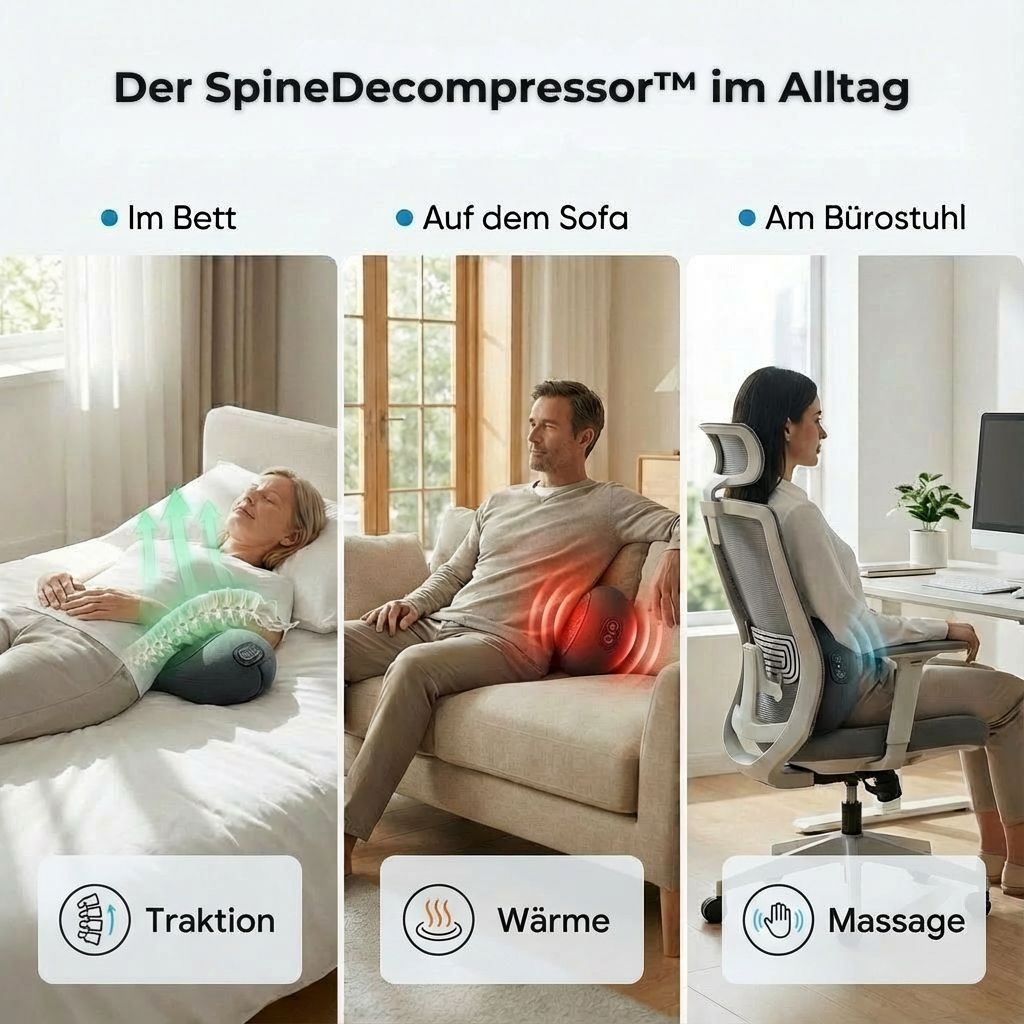 SpineDecompressor™ – gezielte LWS-Entlastung bei Druck & Steifheit
