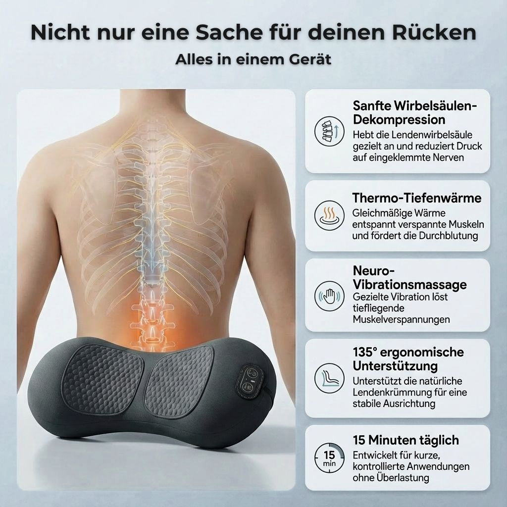 SpineDecompressor™ – gezielte LWS-Entlastung bei Druck & Steifheit