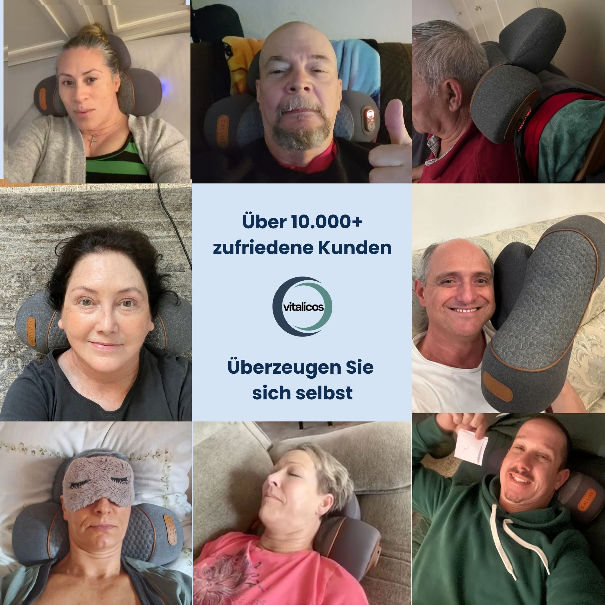 CalmNeck™ -  Das 3-in-1 Nackenkissen für deine tägliche Entspannungsroutine