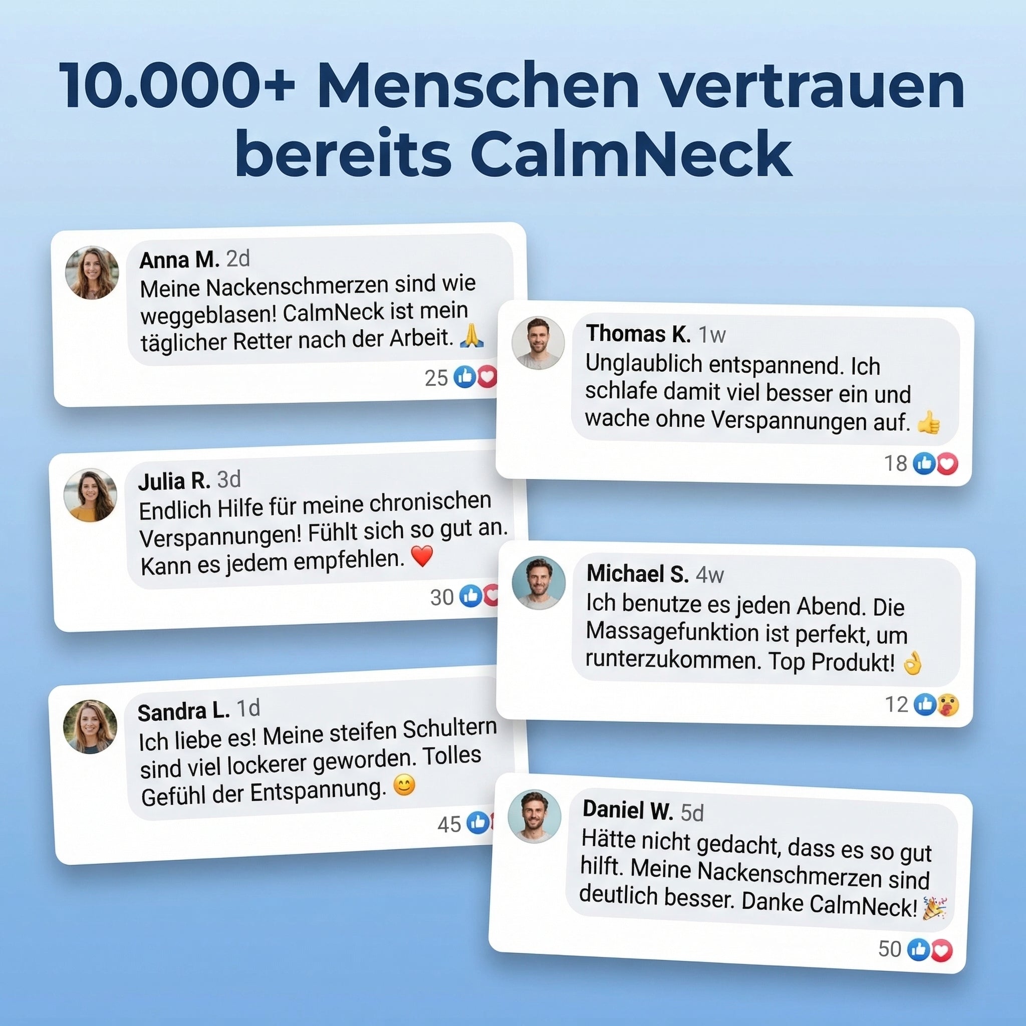 CalmNeck™ -  Das 3-in-1 Nackenkissen für deine tägliche Entspannungsroutine