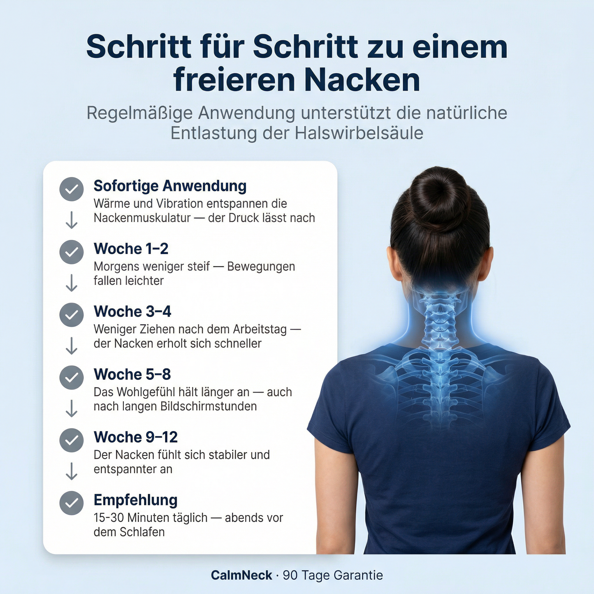 CalmNeck™ -  Das 3-in-1 Nackenkissen für deine tägliche Entspannungsroutine